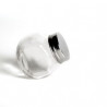 POT ROND PENCHE AVEC BOUCHON METAL A VIS X12