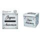 URNE METALLIQUE ANNIVERSAIRE BLANCHE
