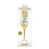 FLUTE A CHAMPAGNE MIXTE 50 ANS