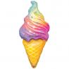 BALLON ALU GLACE RAINBOW 45"114CM