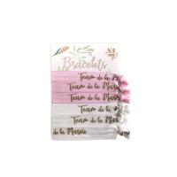 SET DE 6 BRACELETS TISSUS EVJF