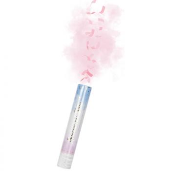 CANON A CONFETTIS+POUDRE PINK GENDER REVEAL 30CM