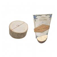 PORTE MENU RONDIN BOIS DIAM 6X4CM