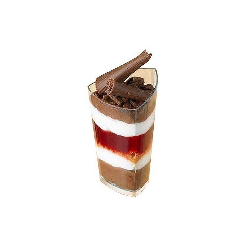 Verrine triangle 100 ou 190 ml par 25 - RETIF