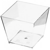 VERRINE PLASTIQUE PENTAGONE 120ML X5 (D.72xH56mm)