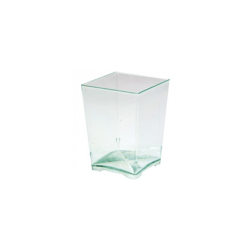 Verrine carré avec couvercle, 70ml - 10pcs