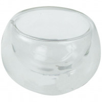 VERRINE SPHERE EN VERRE DOUBLE FOND 5 CL X12