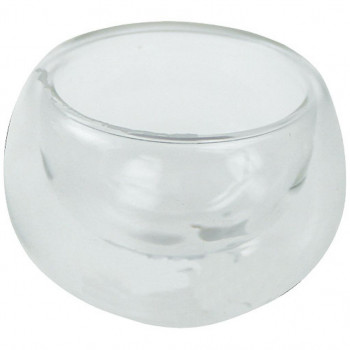VERRINE SPHERE EN VERRE DOUBLE FOND 5 CL X12