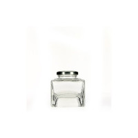 POT EMPILABLE CARRE 212 ML EN VERRE X6