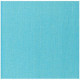 SERV 40X40CM ASPECT TISSU TURQUOISE X 50