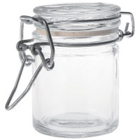 Bocal carre joint blanc 8,7 cl X12