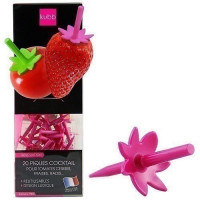 Pique Cocktail en Plastique Fuchsia X20