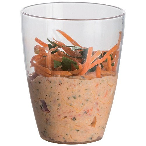 60 Verrines Plastiques Solia - 5 Cl - Translucides - Pour Apéritifs