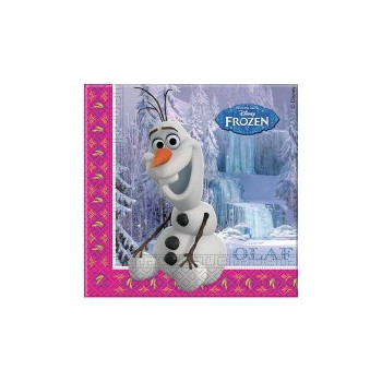 SERVIETTE REINE DES NEIGES OLAF  33X33CM X20