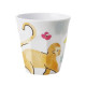 TASSE EN MÉLAMINE RICE - IMPRIMÉ SINGE - MEDIUM