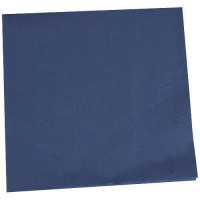 Serviette double point bleu navy 38x38 cm