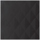SERVIETTE DUNI CRYSTAL NOIR 40X40CM