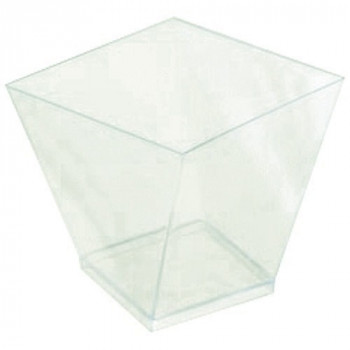 Verrine Carré plastique Venise 5,5cl (X60)