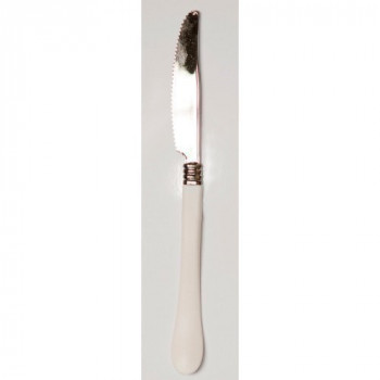 Couteau haut de gamme blanc x10