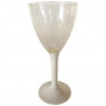 Pieds de verre blanc réutilisable x20