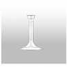 Pieds de verre transparents réutilisable x20