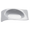 MINI ASSIETTE VAGUE 8 CM BLANCHE X50