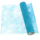 CHEMIN DE TABLE POLYTULLE HTE QUALITE TURQUOISE 30CM X 10M