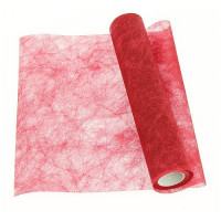 CHEMIN DE TABLE POLYTULLE HTE QUALITE BORDEAUX 30CM X 10M