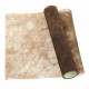 CHEMIN DE TABLE POLYTULLE CHOCOLAT 30CM X 10M