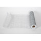 CHEMIN DE TABLE GLITTER ARGENT 30CMX5M