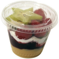 Couvercle plat sans trou pour coupe dessert 21 et 27cl