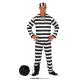 COSTUME PRISONNIER NOIR ET BLANC ECO