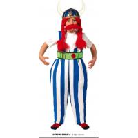 COSTUME GAULOIS ROUX T.7/9 ANS