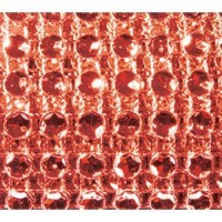 RUBAN DIAMANTS ROUGE 2CMX1.80M