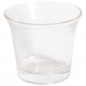 BOUGEOIR TRANSPARENT 8X7CM