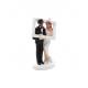 COUPLE MARIES CADRE PHOTO RESINE 8,5X6X18CM