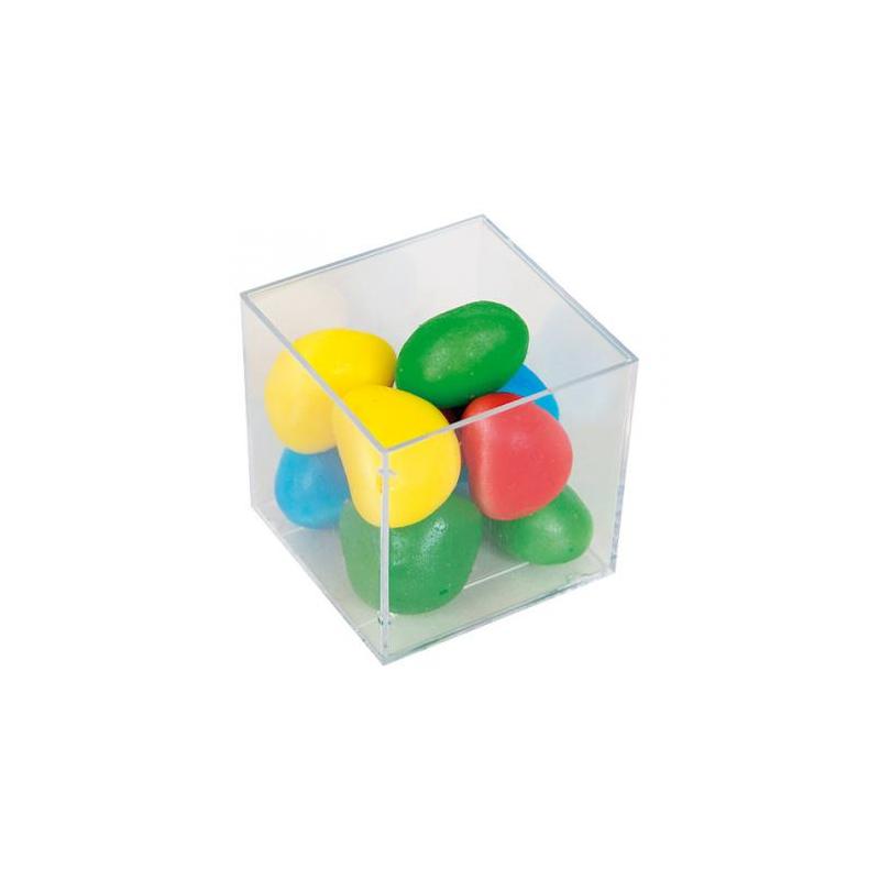 Verrines en Plastique Translucide Cubiques x10