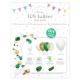 KIT TROPICAL 108 BALLONS + 10 FEUILLES