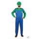 COSTUME PLOMBIER VERT ET BLEU T.L/XL