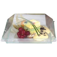Couvercle pour assiette PS transparent 13 cm