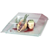 Couvercle pour assiette PS transparent 16 cm