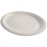 Assiette pulpe ovale blanche 23x17 cm