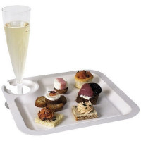 Assiette cocktail en pulpe Ø 21 cm