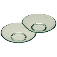 Assiette cocktail Split PS transparent vert