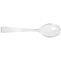 CUILLERE COCKTAIL TRANSP 100MM   X1000(25X40pièces)réservé LFR018