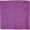 Serviette ouate prune 2 plis 38X38 X100
