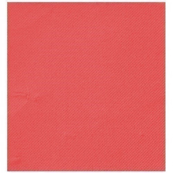 SERVIETTE MICRO GAUFFRE 25X25CM ROUGE X50