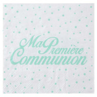 SERVIETTE COMMUNION VERT X20