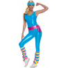 COSTUME BARBIE AEROBIQUE ADULTE T.L