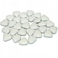 DRAGEES MINI COEUR 250G BLANC